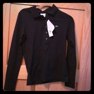 Black Lacoste Shirt